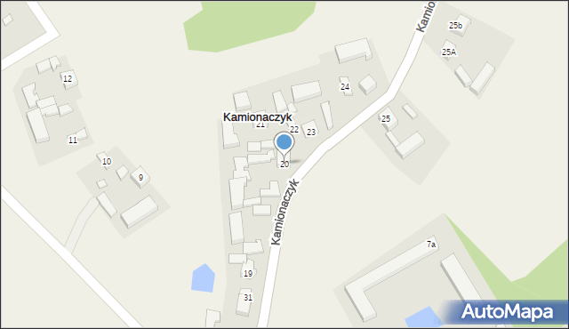 Kamionaczyk, Kamionaczyk, 20, mapa Kamionaczyk