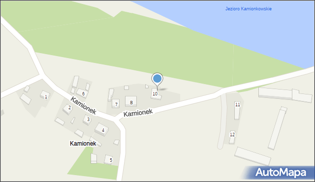 Kamionek, Kamionek, 10a, mapa Kamionek