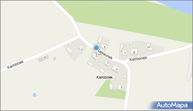 Kamionek, Kamionek, 2, mapa Kamionek