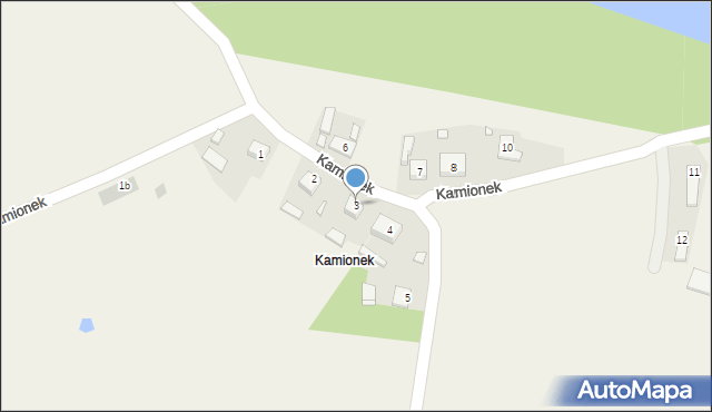 Kamionek, Kamionek, 3, mapa Kamionek