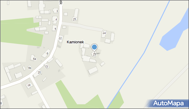 Kamionek, Kamionek, 23, mapa Kamionek