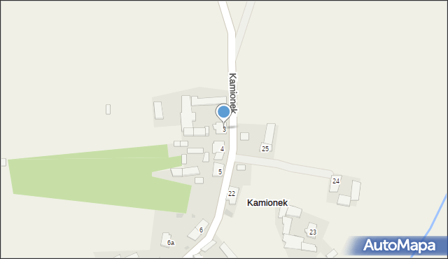 Kamionek, Kamionek, 3, mapa Kamionek