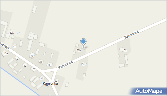 Kamionka, Kamionka, 30c, mapa Kamionka