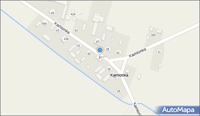 Kamionka, Kamionka, 37, mapa Kamionka