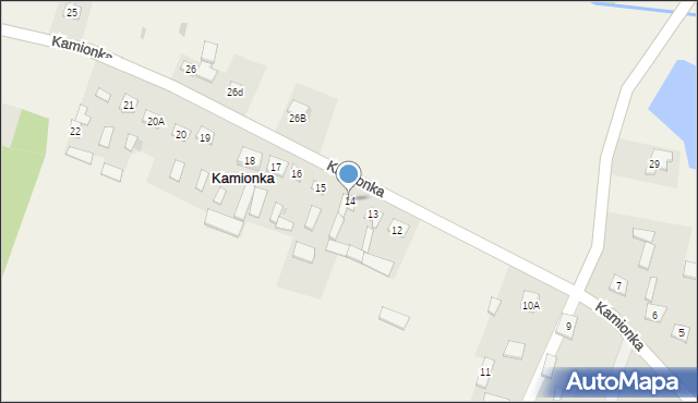 Kamionka, Kamionka, 14, mapa Kamionka