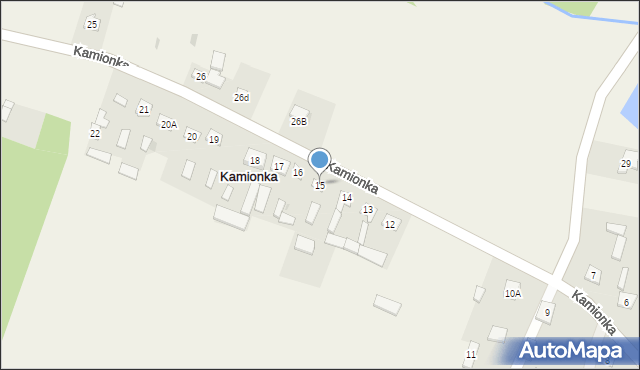 Kamionka, Kamionka, 15, mapa Kamionka