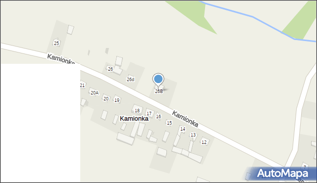 Kamionka, Kamionka, 26B, mapa Kamionka