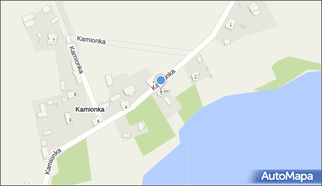 Kamionka, Kamionka, 5, mapa Kamionka