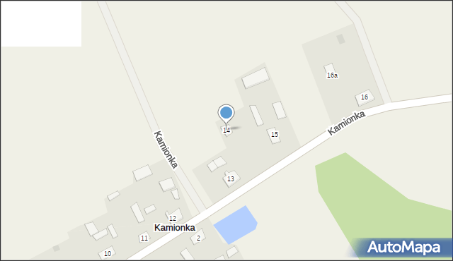 Kamionka, Kamionka, 14, mapa Kamionka