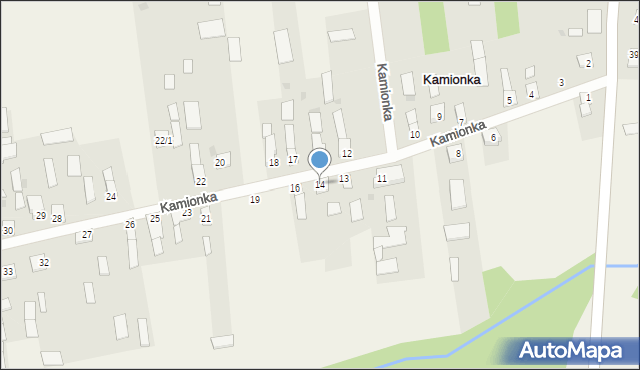 Kamionka, Kamionka, 14, mapa Kamionka