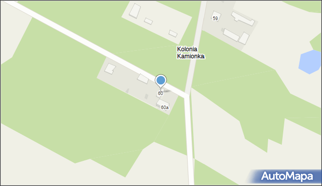 Kamionka, Kamionka, 60, mapa Kamionka