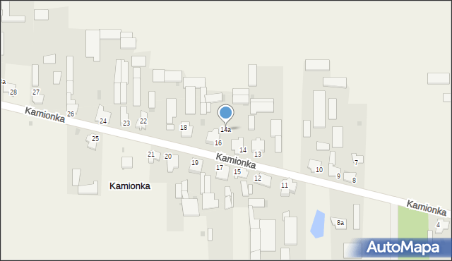 Kamionka, Kamionka, 14a, mapa Kamionka