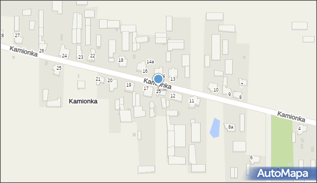 Kamionka, Kamionka, 15, mapa Kamionka