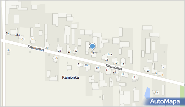 Kamionka, Kamionka, 18, mapa Kamionka