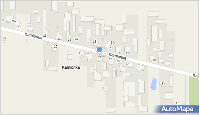 Kamionka, Kamionka, 19, mapa Kamionka