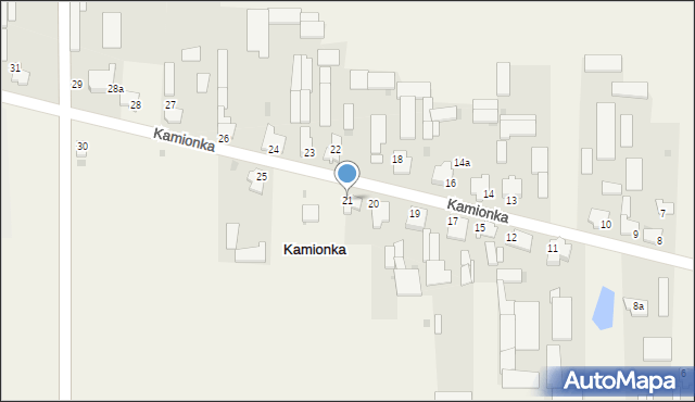 Kamionka, Kamionka, 21, mapa Kamionka