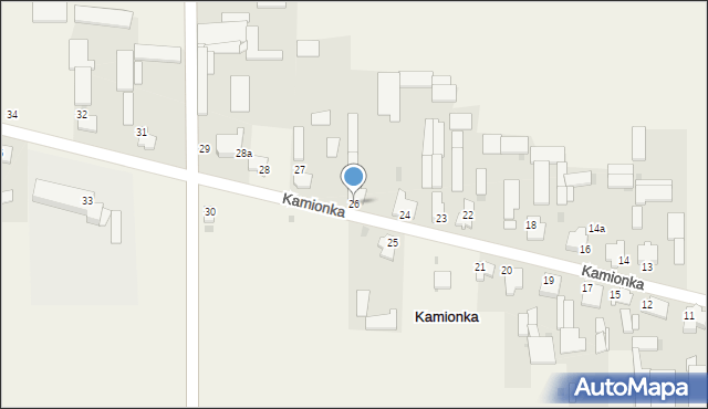 Kamionka, Kamionka, 26, mapa Kamionka