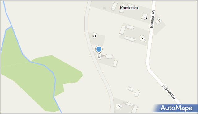 Kamionka, Kamionka, 37, mapa Kamionka