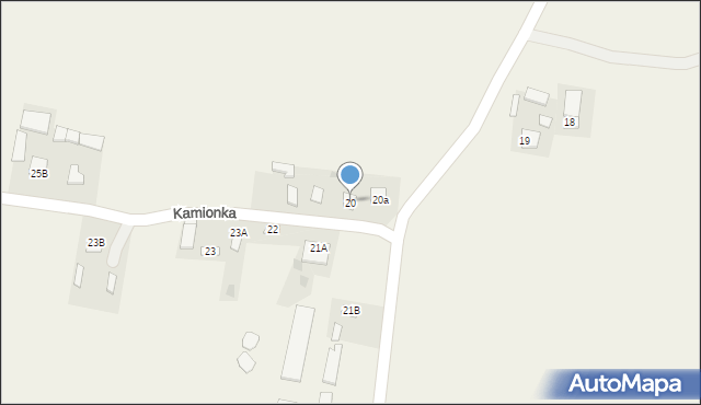 Kamionka, Kamionka, 20, mapa Kamionka