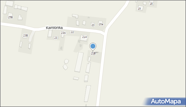 Kamionka, Kamionka, 21B, mapa Kamionka