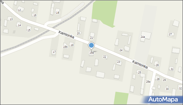 Kamionka, Kamionka, 19a, mapa Kamionka