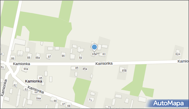 Kamionka, Kamionka, 83a, mapa Kamionka