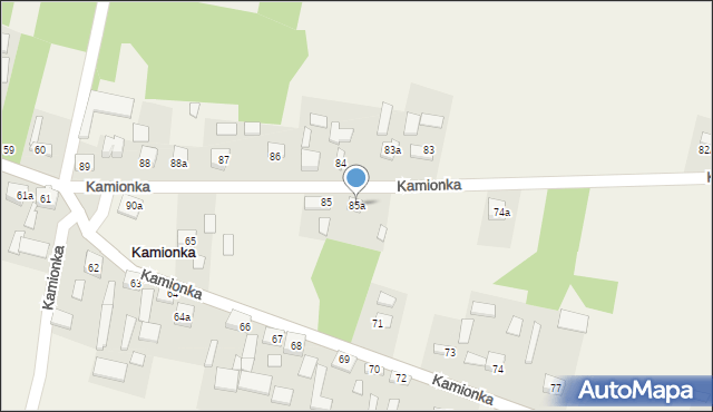 Kamionka, Kamionka, 85a, mapa Kamionka