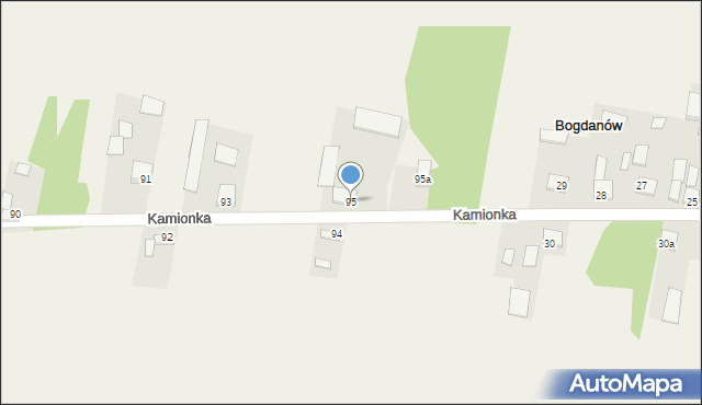 Kamionka, Kamionka, 95, mapa Kamionka