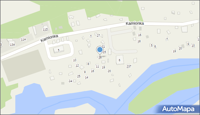 Kamionka, Kamionka, 18, mapa Kamionka