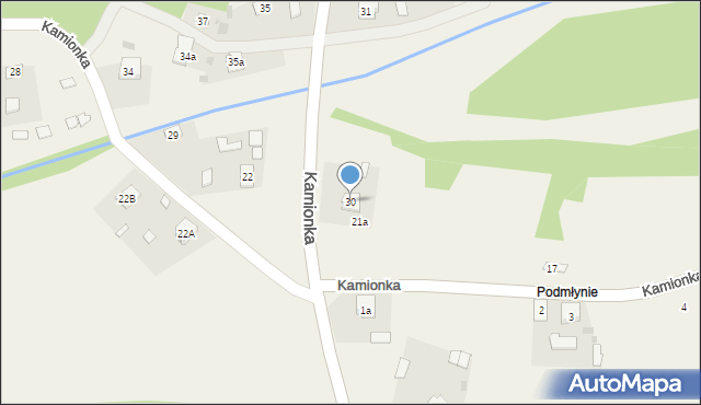 Kamionka, Kamionka, 30, mapa Kamionka