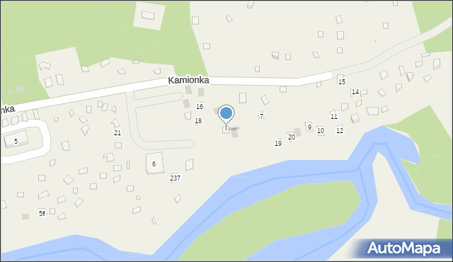 Kamionka, Kamionka, 5, mapa Kamionka