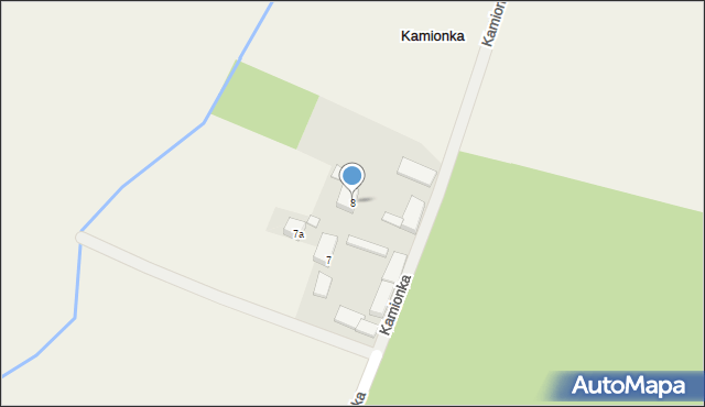 Kamionka, Kamionka, 8, mapa Kamionka