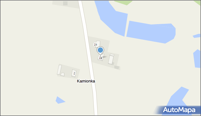 Kamionka, Kamionka, 1a, mapa Kamionka