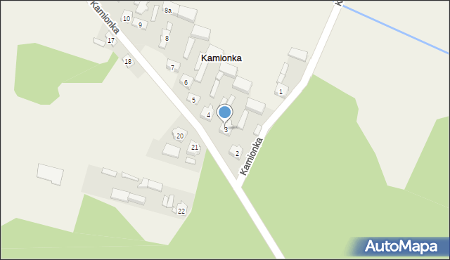 Kamionka, Kamionka, 3, mapa Kamionka