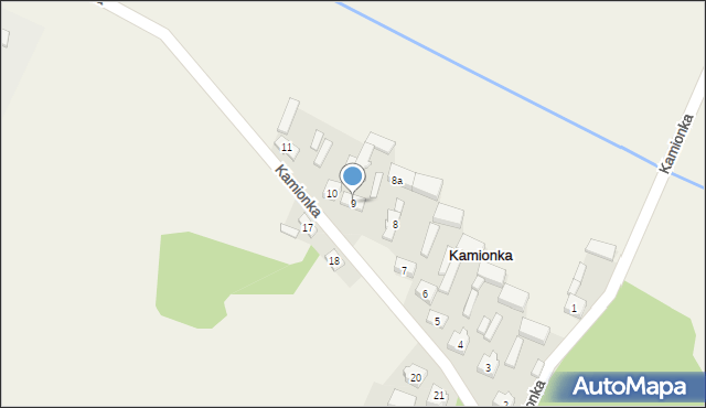 Kamionka, Kamionka, 9, mapa Kamionka