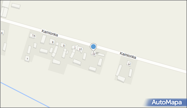 Kamionka, Kamionka, 11, mapa Kamionka