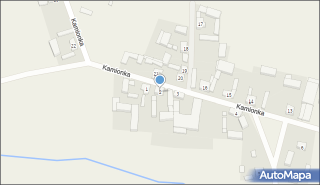 Kamionka, Kamionka, 2, mapa Kamionka