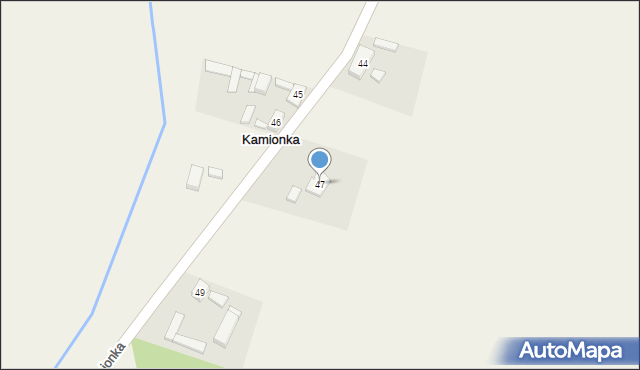 Kamionka, Kamionka, 47, mapa Kamionka