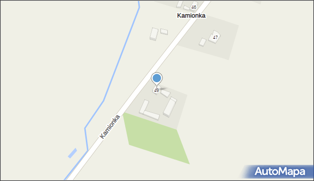 Kamionka, Kamionka, 49, mapa Kamionka