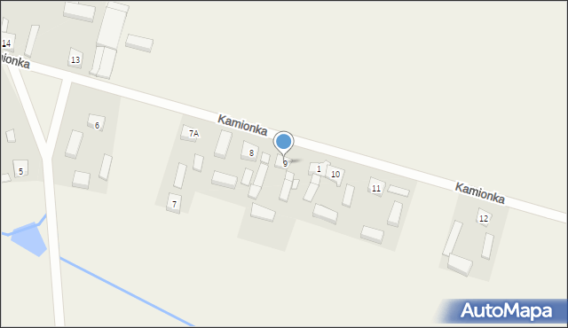 Kamionka, Kamionka, 9, mapa Kamionka