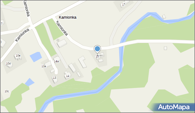 Kamionka, Kamionka, 15, mapa Kamionka