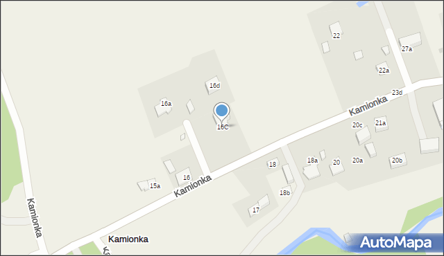 Kamionka, Kamionka, 16C, mapa Kamionka