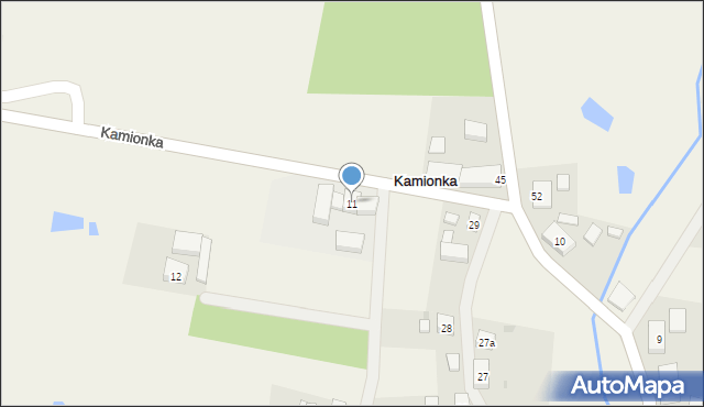 Kamionka, Kamionka, 11, mapa Kamionka