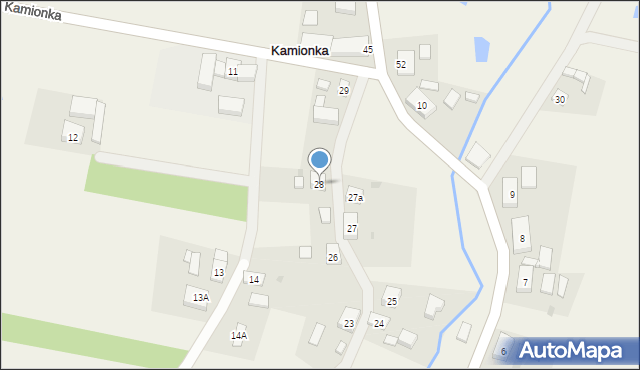 Kamionka, Kamionka, 28, mapa Kamionka