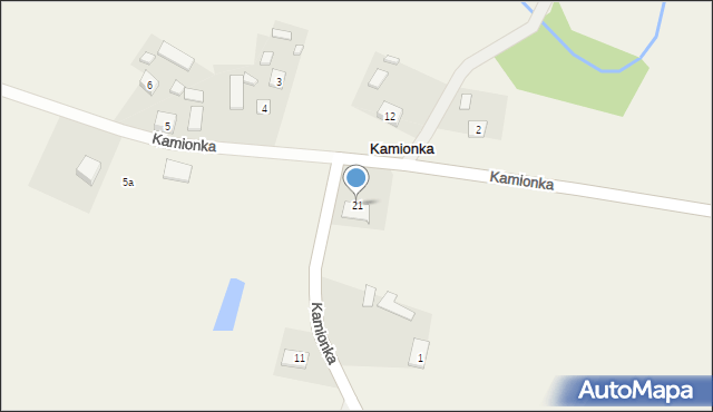 Kamionka, Kamionka, 21, mapa Kamionka