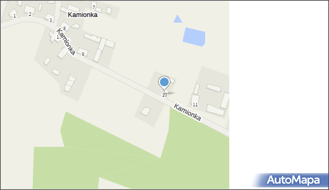 Kamionka, Kamionka, 10, mapa Kamionka