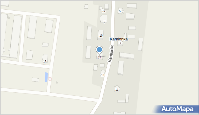 Kamionka, Kamionka, 14, mapa Kamionka