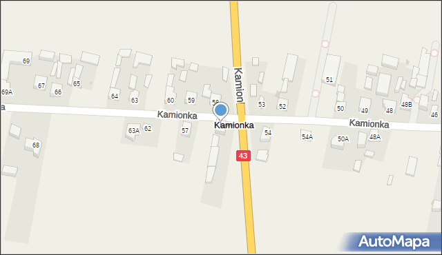 Kamionka, Kamionka, 56, mapa Kamionka