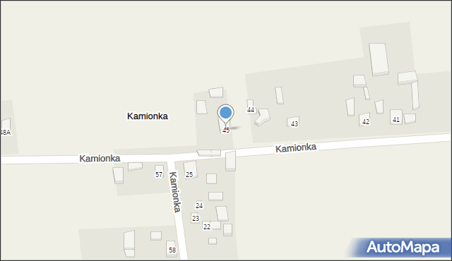 Kamionka, Kamionka, 45, mapa Kamionka