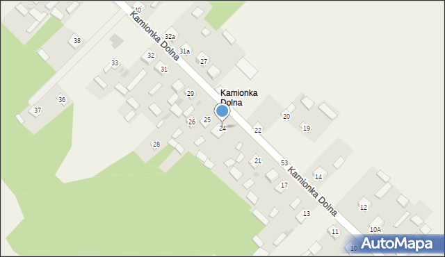 Kamionka Dolna, Kamionka Dolna, 24, mapa Kamionka Dolna